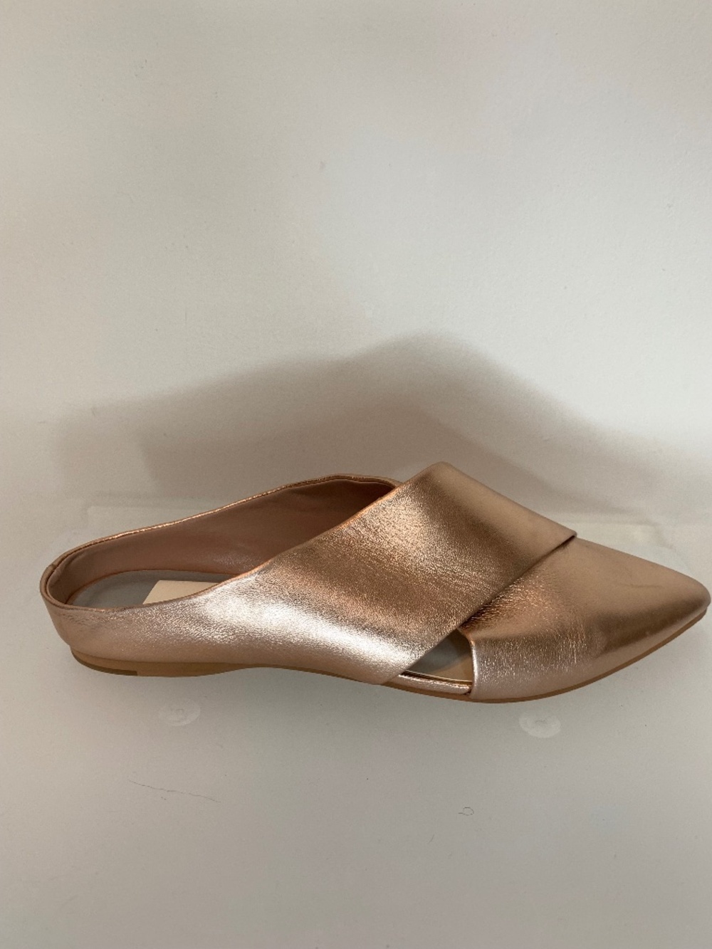 Dolce Vita Camia Mule Rose Gold Leather 7.5